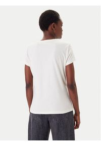 Mustang T-Shirt Loa 1016146 Écru Slim Fit. Materiał: bawełna #4