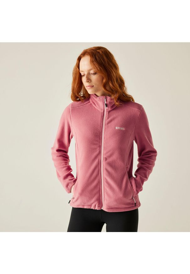 Regatta - Floreo IV Polar turystyczny damski. Kolor: różowy. Materiał: polar. Sport: turystyka piesza
