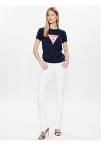 Guess Jeansy Sexy Boot W3GA59 D4DN1 Biały Skinny Fit. Kolor: biały #2
