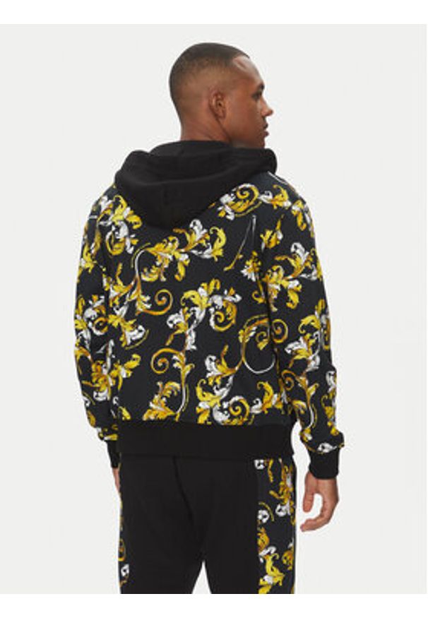 Versace Jeans Couture Bluza 78GAI3Z1 Czarny Regular Fit. Kolor: czarny. Materiał: bawełna