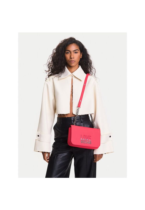 Love Moschino - Torebka LOVE MOSCHINO. Kolor: różowy