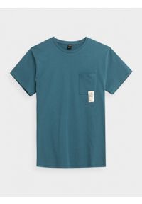 outhorn - T-shirt gładki męski. Okazja: na co dzień. Materiał: materiał, bawełna, dzianina, jersey. Wzór: gładki. Styl: casual #1