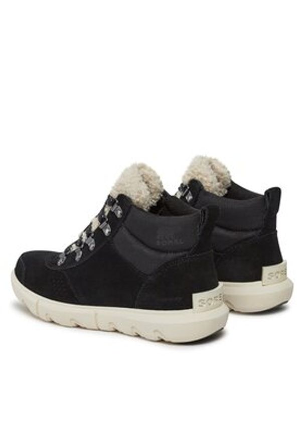 sorel - Sorel Botki Explorer Next™ Hiker Wp NL5028-010 Czarny. Kolor: czarny. Materiał: zamsz, skóra