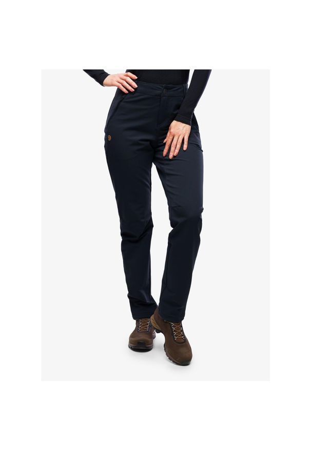Fjällräven - Spodnie damskie Fjallraven Abisko Winter Stretch Trousers W. Kolor: niebieski. Sezon: lato. Sport: turystyka piesza