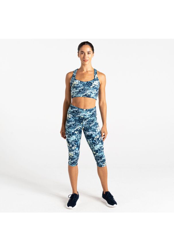 DARE 2B - Legginsy turystyczne damskie Influential 3/4. Kolor: fioletowy. Materiał: poliester, materiał. Sport: fitness