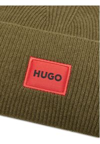 Hugo Czapka Xaff 50496011 Zielony. Kolor: zielony. Materiał: wełna, materiał #3