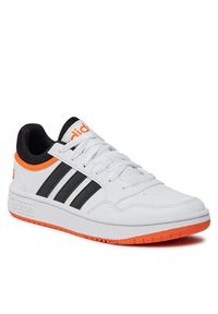 Adidas - adidas Sneakersy Hoops IG3828 Biały. Kolor: biały. Materiał: skóra #5