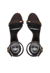 Elisabetta Franchi Sandały SA12L61E2 Brązowy. Kolor: brązowy. Materiał: skóra #3