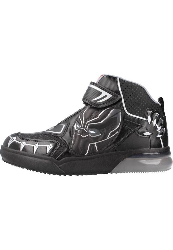 Geox - Buty GEOX J GRAYJAY B. Czarny. Kolor: czarny. Materiał: tkanina, syntetyk. Sport: turystyka piesza