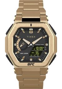 Zegarek Timex Zegarek męski Timex TW2V84500 złoty. Kolor: złoty #1