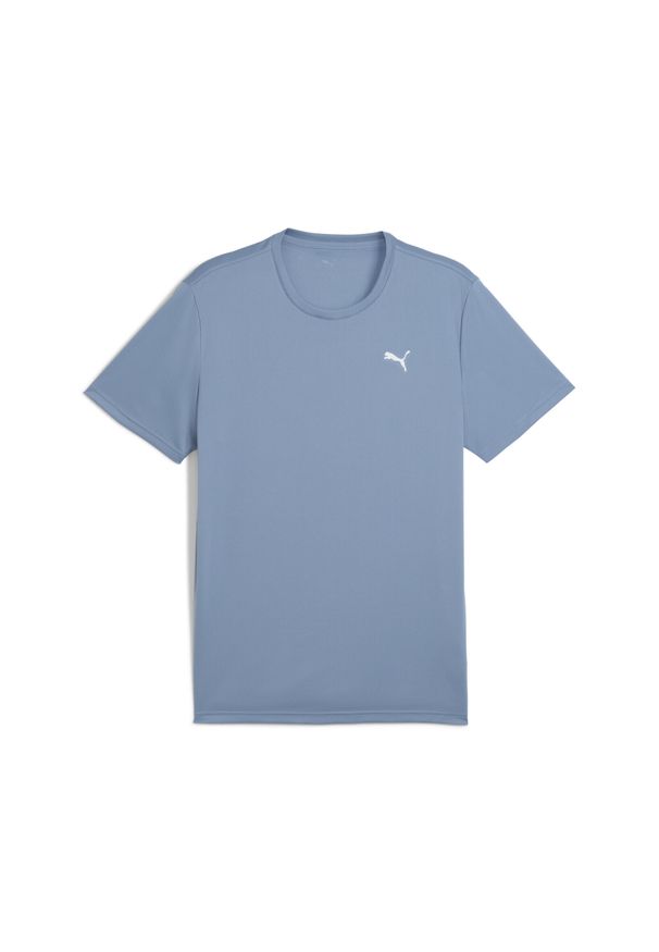 Puma - Męska koszulka Train All Day Essentials Poly Texture PUMA. Kolor: niebieski. Materiał: materiał. Sport: fitness