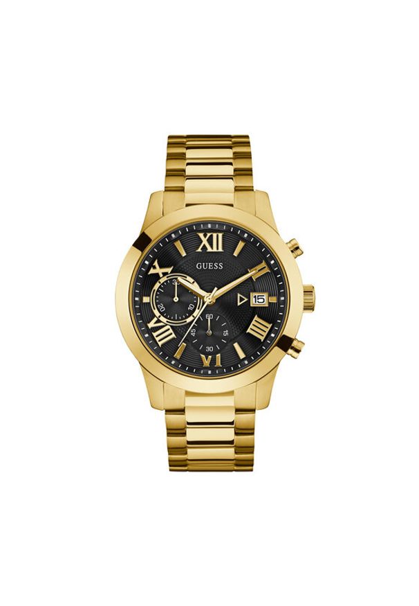 Guess Zegarek Atlas W0668G8 Złoty. Kolor: złoty