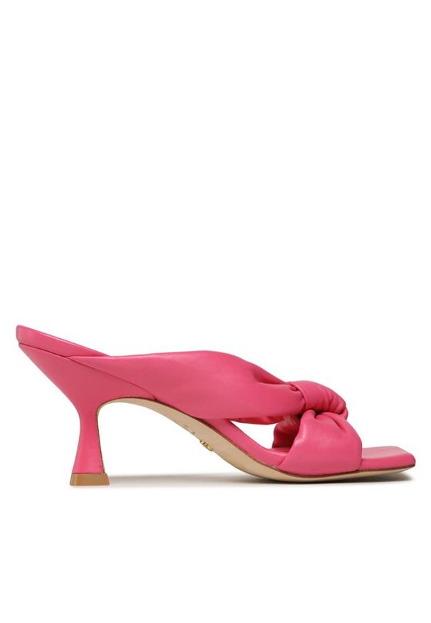 Stuart Weitzman Klapki Playa 75 Knot Sandal S7073 Różowy. Kolor: różowy. Materiał: skóra