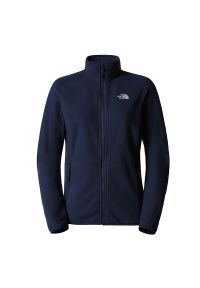 Bluza The North Face 100 Glacier 0A5IHO8K21 - granatowa. Kolor: niebieski. Materiał: dzianina, polar, poliester. Styl: klasyczny. Sport: narciarstwo #1