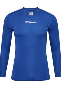 Koszulka z długim rękawem sportowa Hummel BL Essential Tee. Kolor: niebieski. Długość rękawa: długi rękaw. Długość: długie
