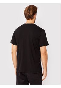 Tommy Jeans T-Shirt Corp Logo DM0DM15379 Czarny Regular Fit. Kolor: czarny. Materiał: bawełna