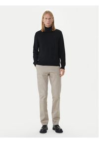 Calvin Klein Golf LV04LD317G Czarny Regular Fit. Typ kołnierza: golf. Kolor: czarny. Materiał: wełna #4