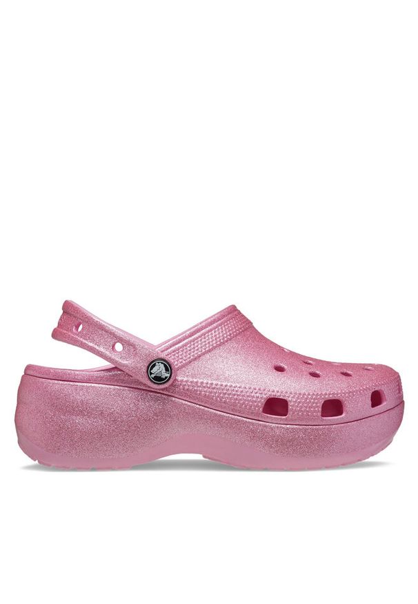 Klapki Crocs. Kolor: różowy. Obcas: na platformie