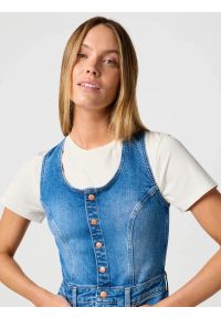 Wrangler - WRANGLER DAMSKA JEANSOWA SUKIENKA WRANGLER THE DRESS WRANGLER WRUGGED 112362611. Materiał: jeans #5