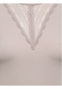 only - ONLY Bluzka Tilde 15335353 Beżowy Slim Fit. Kolor: beżowy. Materiał: wiskoza #2