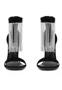 Eva Minge Sandały VALENTINE-2360-106 Czarny. Kolor: czarny. Materiał: skóra, zamsz #5