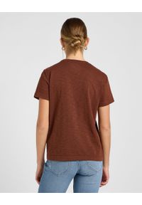 Lee - DAMSKA KOSZULKA LEE PERFECT TEE LUXE BROWN 112370965 #4