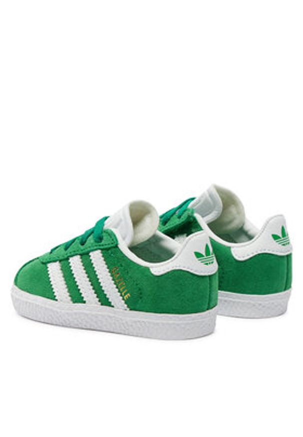 Adidas - adidas Sneakersy Gazelle Cf El I IH0363 Zielony. Kolor: zielony. Materiał: zamsz, skóra. Model: Adidas Gazelle