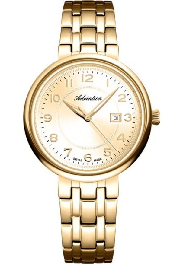 Zegarek damski Adriatica A3832.1121Q złoty. Kolor: złoty