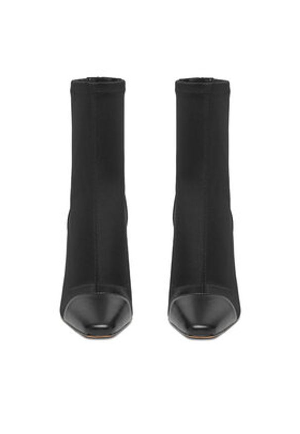 Nine West Botki CEO-NOURA-01 Czarny. Kolor: czarny. Materiał: materiał