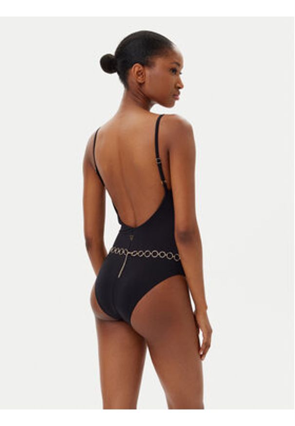 Guess Strój kąpielowy E5GJ26 KC692 Czarny. Kolor: czarny. Materiał: syntetyk