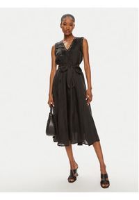 DKNY Sukienka codzienna P4EBTX69 Czarny Regular Fit. Okazja: na co dzień. Kolor: czarny. Materiał: syntetyk. Typ sukienki: proste. Styl: casual #3