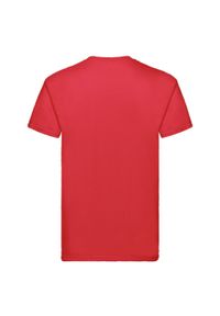 FRUIT OF THE LOOM - Koszulka Unisex Dla Dorosłych Super Premium. Kolor: czerwony