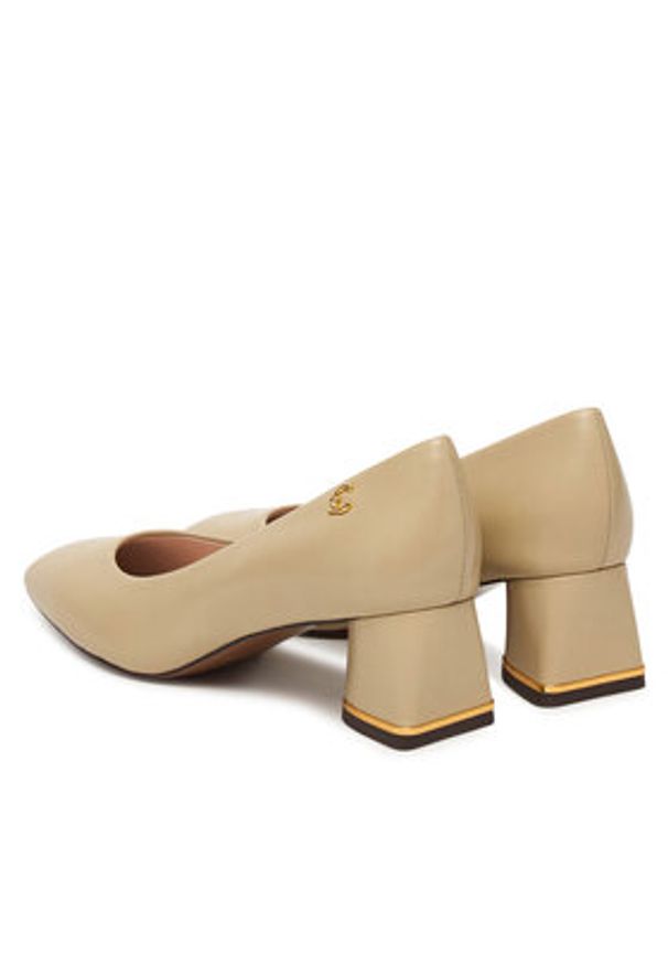 Coccinelle Czółenka Coccinelle C-Everyday E4 U1L 13 01 01 Beżowy. Kolor: beżowy. Materiał: skóra