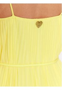 TwinSet - TWINSET Sukienka letnia 231LM2RDD Żółty Regular Fit. Kolor: żółty. Materiał: syntetyk. Sezon: lato #2