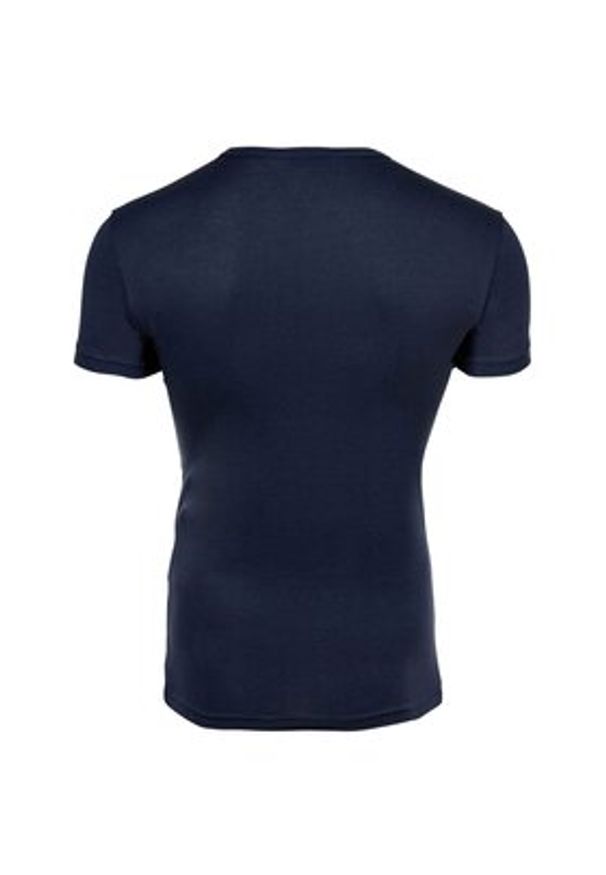 Emporio Armani T-Shirt 30560 Niebieski Comfort Fit. Kolor: niebieski