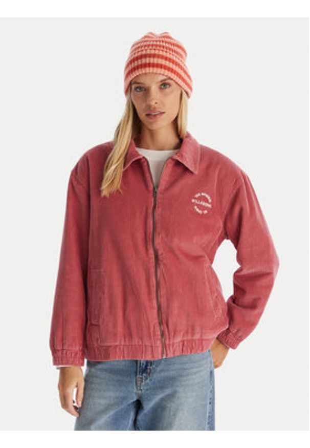 Billabong Kurtka przejściowa Chill Time EBJJK00174 Różowy Regular Fit. Kolor: różowy. Materiał: bawełna