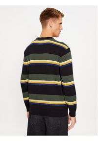 Vans Bluza Tacuba Stripe Crew Sweater VN000F50CM31 Czarny Regular Fit. Kolor: czarny. Materiał: bawełna #5