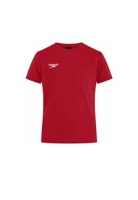 Koszulka T-Shirt damski Speedo Club Plain Tee. Kolor: czerwony, biały, wielokolorowy