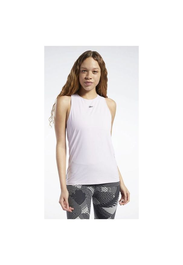 Koszulka treningowa damska Reebok Activchill Athletic FN0043. Materiał: materiał, elastan, nylon, tkanina. Długość rękawa: na ramiączkach. Sport: fitness