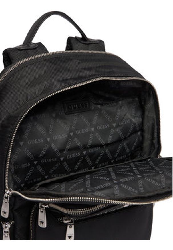 Guess Plecak HMBEHN P5445 Czarny. Kolor: czarny. Materiał: skóra