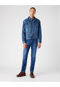 Wrangler - WRANGLER 27MW 1YEAR MĘSKA KOSZULA JEANSOWA JEANS W5MSLW924. Materiał: jeans