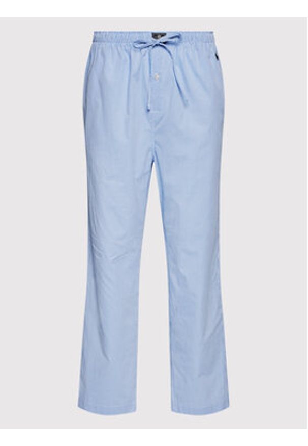 Polo Ralph Lauren Piżama 714514095001 Błękitny Regular Fit. Kolor: niebieski. Materiał: bawełna