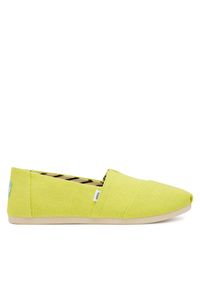 Półbuty Toms. Kolor: zielony