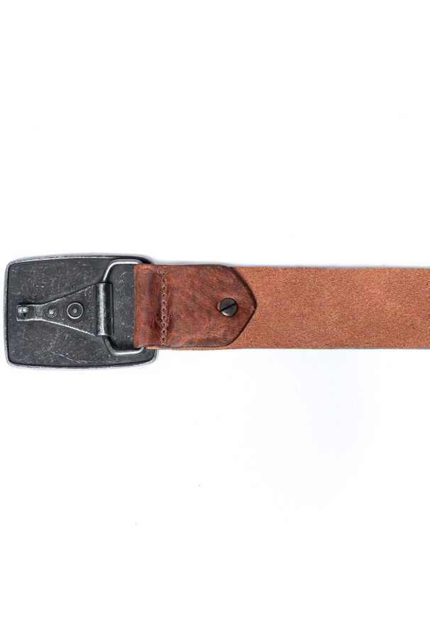 Tom Tailor - TOM TAILOR PASEK SKÓRZANY TM0173R13 40mm Gürtel Q.2081 0660. Materiał: skóra. Wzór: paski. Styl: klasyczny
