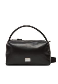 Tommy Jeans Torebka Tjw American Cool Shoulder Bag AW0AW17531 Czarny. Kolor: czarny. Materiał: skórzane
