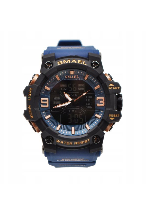 ITIMPORT - ZEGAREK MĘSKI SMAEL DUAL SPORTOWY WODOSZCZELNY W9. Styl: sportowy