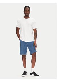 Wrangler Szorty jeansowe Frontier 112362493 Niebieski Relaxed Fit. Kolor: niebieski. Materiał: bawełna #3
