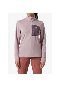 Polar damski Helly Hansen W Versalite 1/2 Zip Fleece. Kolor: fioletowy. Materiał: polar