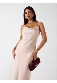 Guess Sukienka codzienna 180182 Beżowy Classic Fit. Okazja: na co dzień. Kolor: beżowy. Typ sukienki: proste. Styl: casual #5