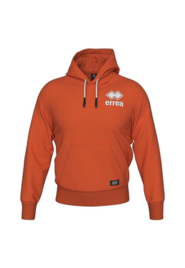 ERREA - Sweat bluza z kapturem z haftem Errea Essential 27. Typ kołnierza: kaptur. Kolor: pomarańczowy. Wzór: haft